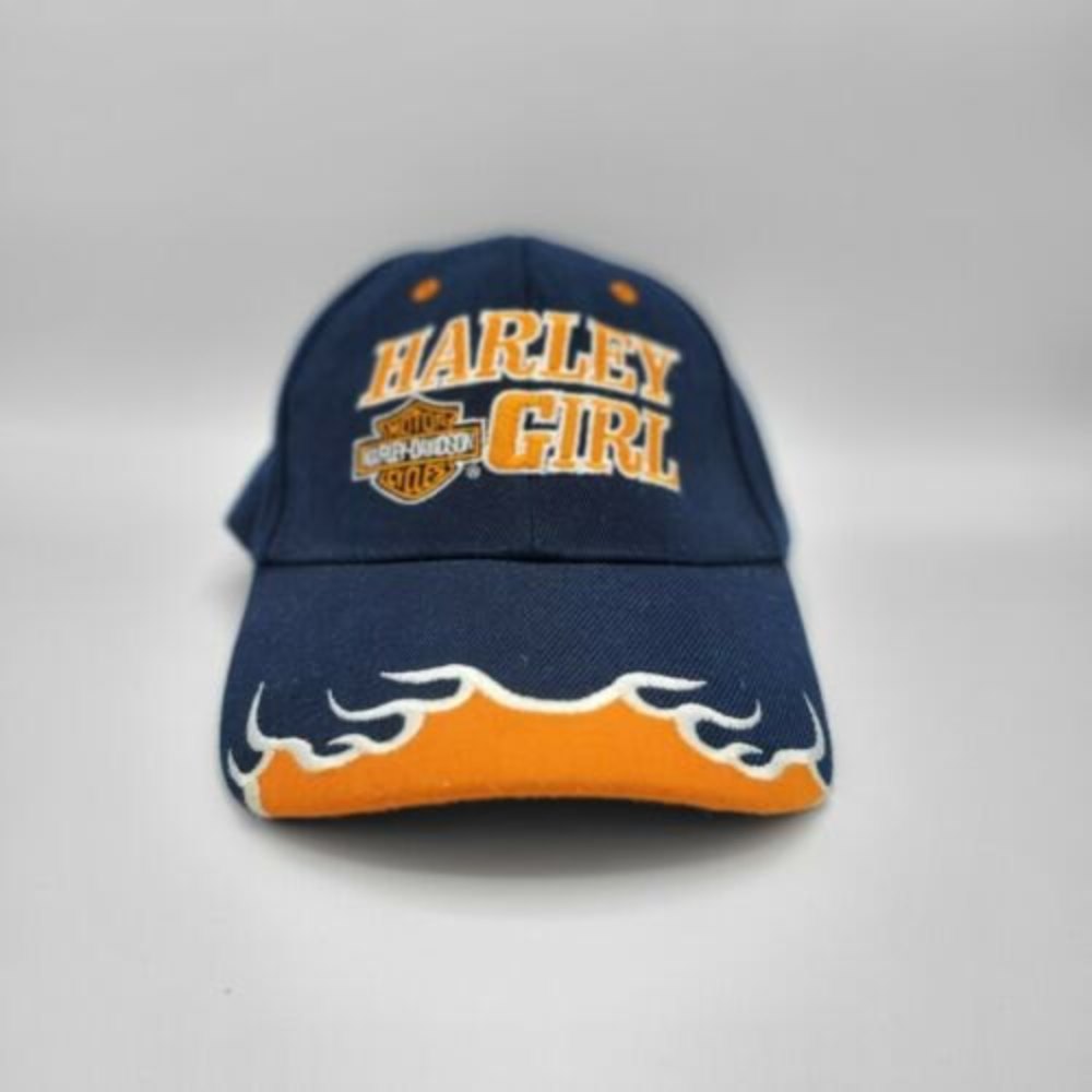 Harley Davidson Girl Baseball Ball Cap Adjustable Strap Back Womens Ladies